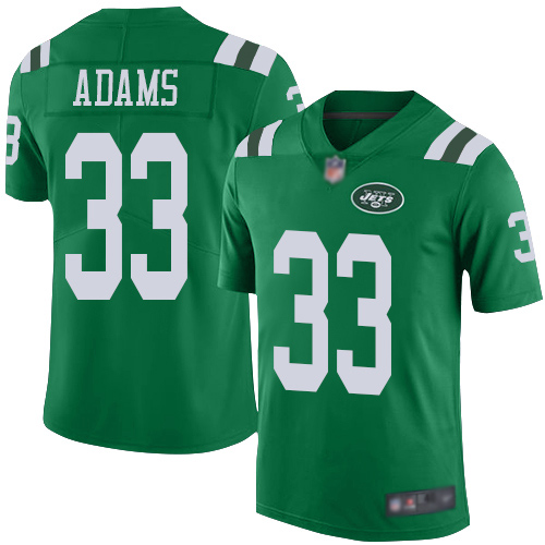 New York Jets Limited Green Men Jamal Adams Jersey NFL Football #33 Rush Vapor Untouchable